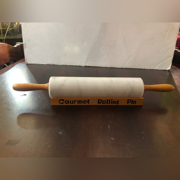 Other - Vintage Marble Rolling Pin with Wood Holder
Good Condition
$48
